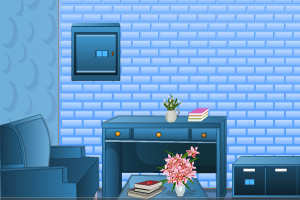 可爱蓝房子逃脱