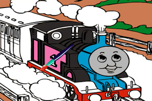 小火车托马斯上色