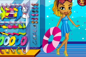 丽莎和米娜的泳装