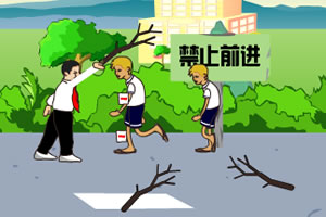 五道杠狂扁小混混