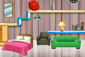 布置简单的卧室