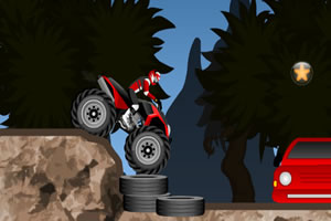 四驱摩托障碍赛