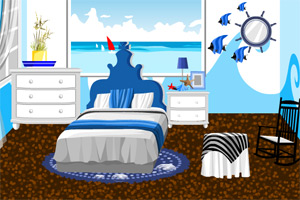 沙滩主题房间