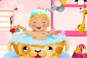 宝宝爱洗澡