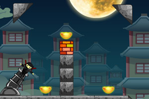 大炮发射小忍者