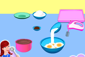 制作核桃巧克力蛋糕