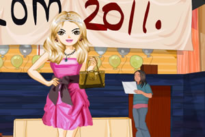 舞会上的漂亮女孩