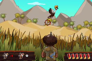 黑人大妈打鸭子