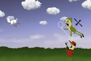 小天鹅的自由飞行