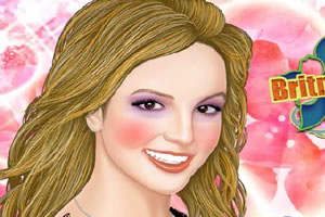 给布兰妮化妆