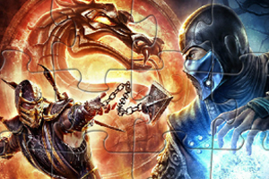 帅气战士大拼图