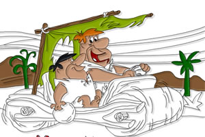 弗雷德和巴尼的填色板