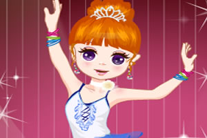 可爱的芭蕾女孩