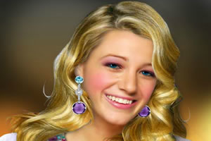 给绯闻女孩化妆