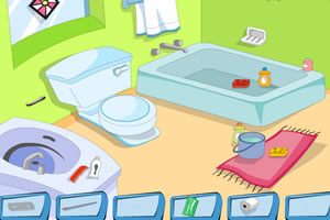 逃出安静的浴室