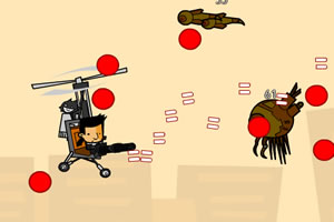 直升机灭怪物