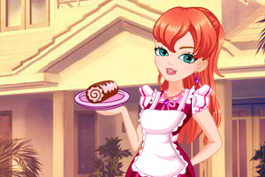 烘焙店的小女孩