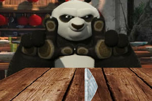 功夫熊猫扔纸团