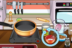 和芭比作猪排大餐