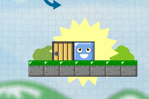 蓝方块回家选关版