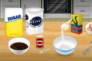 自制黑巧克力蛋糕