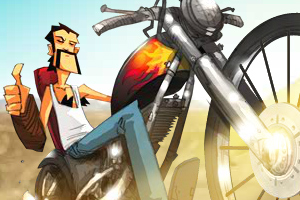 特技摩托车骑手