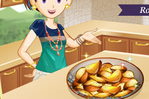 跟莎拉学作烤土豆