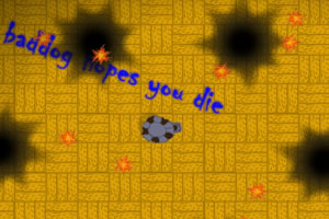 小浣熊躲避火焰球