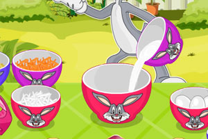 兔八哥纸杯蛋糕