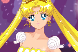 为美少女战士打扮