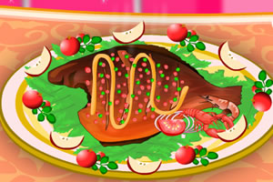 制作炭烧三文鱼