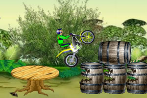 树林摩托技巧赛