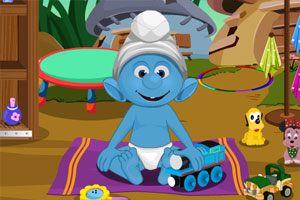 照顾蓝精灵宝宝