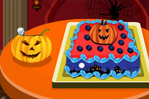 阿拉蕾万圣节蛋糕