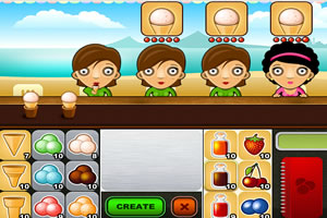 经营冰淇淋小店