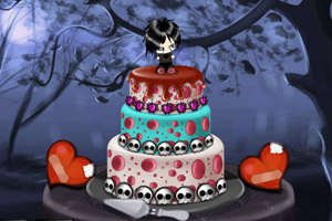 怪兽婚礼蛋糕