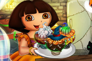 朵拉万圣节蛋糕