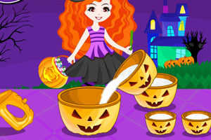 万圣节南瓜蛋糕