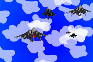 射击空中战斗机