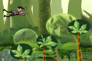 憨豆先生荡秋千