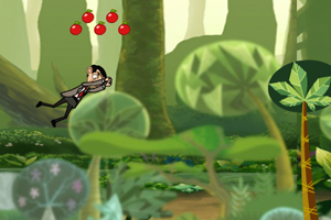 憨豆先生荡秋千