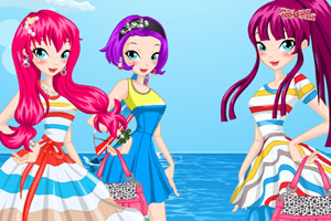 三姐妹海边旅行