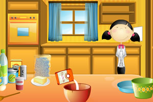 艾玛制作蓝莓派