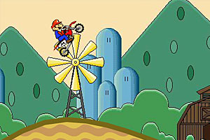 马里奥摩托后空翻