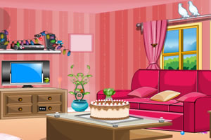 可爱的粉色的房间逃脱