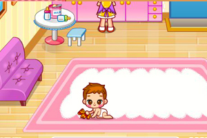 照顾可爱小婴儿4