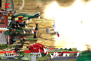 乐高赤马防御战