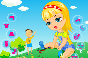 可爱宝贝烤蚂蚁