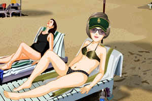 迈阿密的沙滩风情