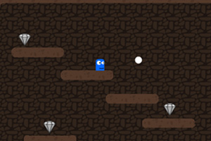 蓝色小怪吃钻石